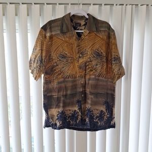 Como Sport Hawaiian Button Front Shirt